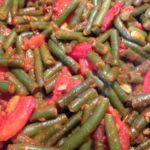 fagiolini e pomodori in padella