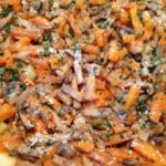 Tortino carote sedano funghi e prezzemolo vegano vegetariano senza grassi animali