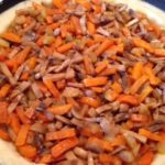 Tortino patate sedano carote e funghi vegano vegetariano senza grassi animali