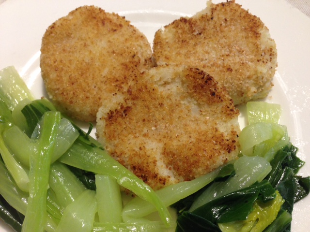 Polpette di cavolfiore, ingredienti completamente vegetali, no grassi animali. Vegan