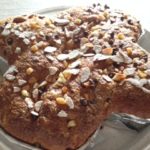 Colomba veg, versione vegan del dolce pasquale preparato con farina integrale senza uova né grassi animali