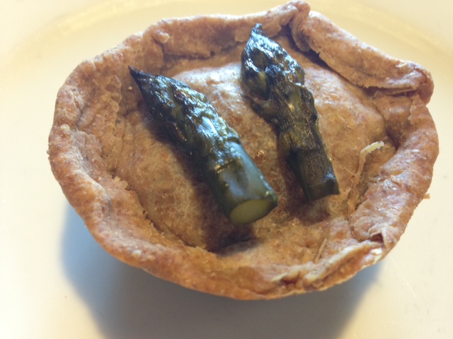 Tortini sfogliati asparagi e farro