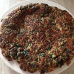 Ecco la nostra meravigliosa frittata di patate e erbette (o spinaci) pronta da mangiare! Splendida e buonissima, vegan, solo ingredienti semplici e vegetali